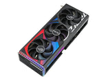 Asus ROG STRIX RTX4090 OC, PCIe4, 24GB DDR6X, 2 HDMI, 3 DP, reloj de 2640MHz, overclockeado, iluminación RGB