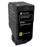 Lexmark 74C2SY0 toner cartridge 1 pc(s) Original Yellow