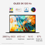 ASUS Zenbook 14 OLED UM3406KA-PP013W AMD Ryzen™ AI 5 340 Laptop 35.6 cm (14") 3K 16 GB LPDDR5x-SDRAM 1 TB SSD Wi-Fi 6E (802.11ax) Windows 11 Home Black