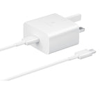 Samsung 15W Adaptive Fast Charger (with C to C Cable) Smartphone White USB Fast charging Indoor