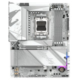 GIGABYTE X870 AORUS ELITE X3D ICE Motherboard - Supports AMD Ryzen 9000 CPUs, 16+2+2 Phases Digital VRM, up to 9000Hz DDR5 (OC), 2xPCIe 5.0 + 2xPCIe 4.0, Wi-Fi 7, 2.5GbE LAN, USB 4
