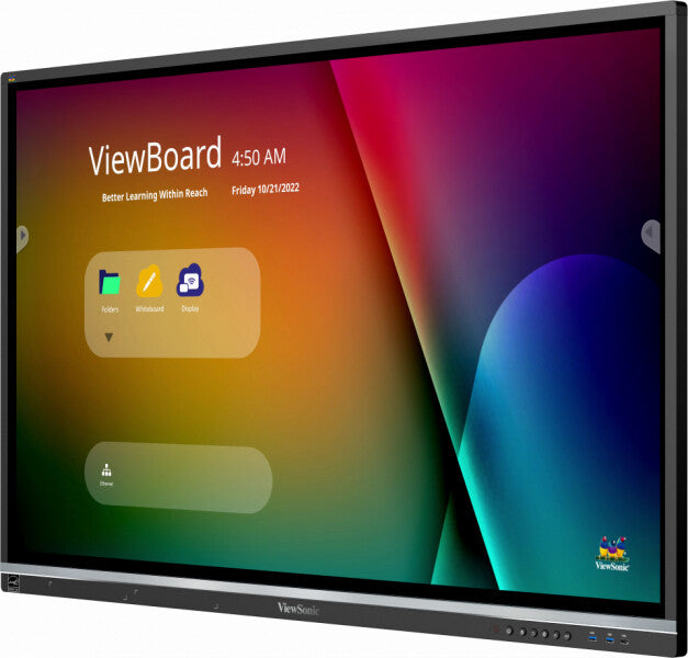 Viewsonic IFP5550-5 interactive whiteboard 139.7 cm (55") 3840 x 2160 pixels Touchscreen Black HDMI