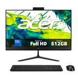 Acer Veriton Z Series AiO desktop (VZ2415G) - Intel Core 5, 16GB RAM, 512GB SSD, 120Hz 23.8" Full HD display, Windows 11
