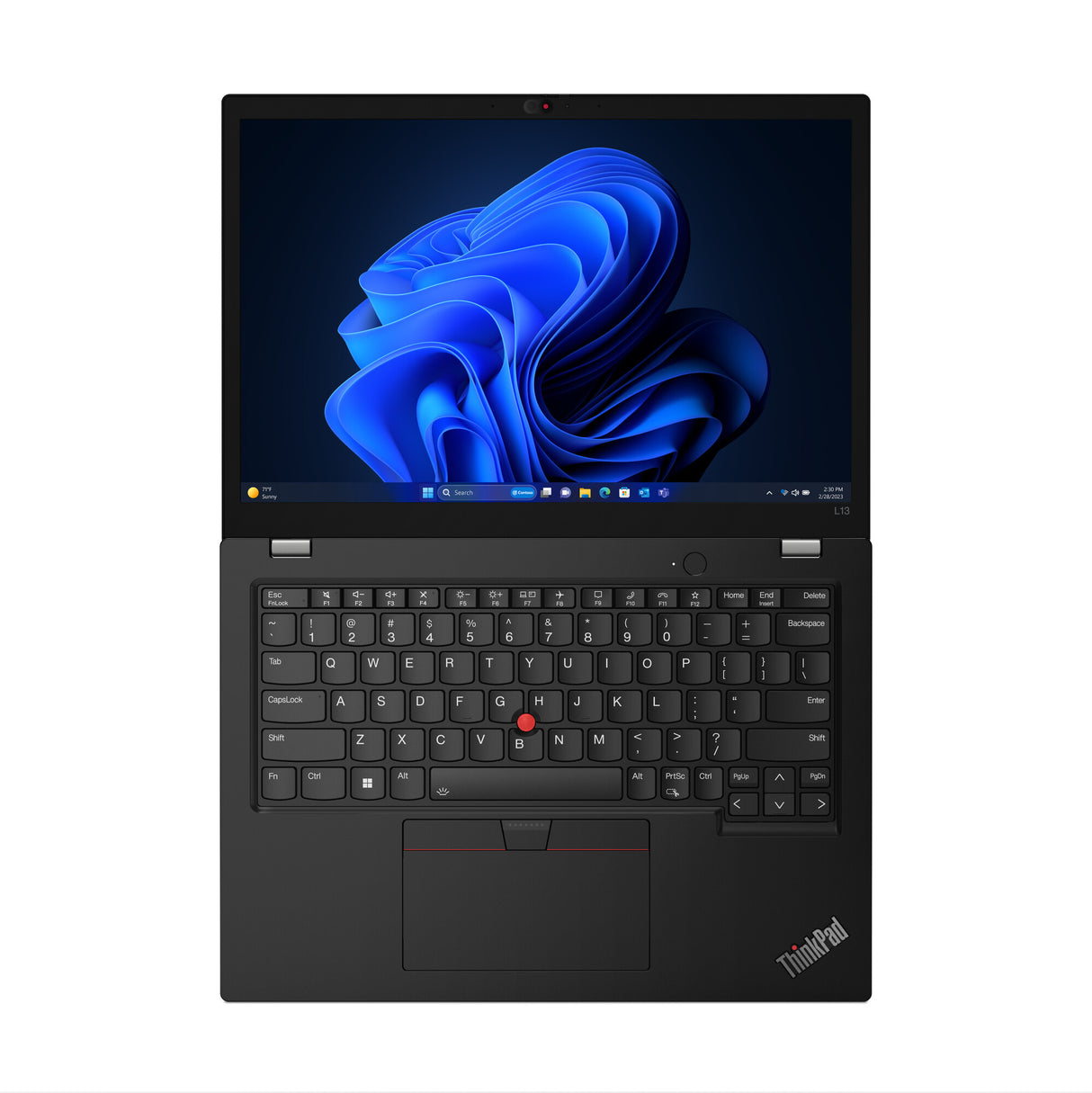 Lenovo ThinkPad L13 Gen 5 (Intel) Intel Core Ultra 7 155U Laptop 33.8 cm (13.3") WSXGA 16 GB LPDDR5-SDRAM 512 GB SSD Wi-Fi 6E (802.11ax) Windows 11 Pro UK English Black