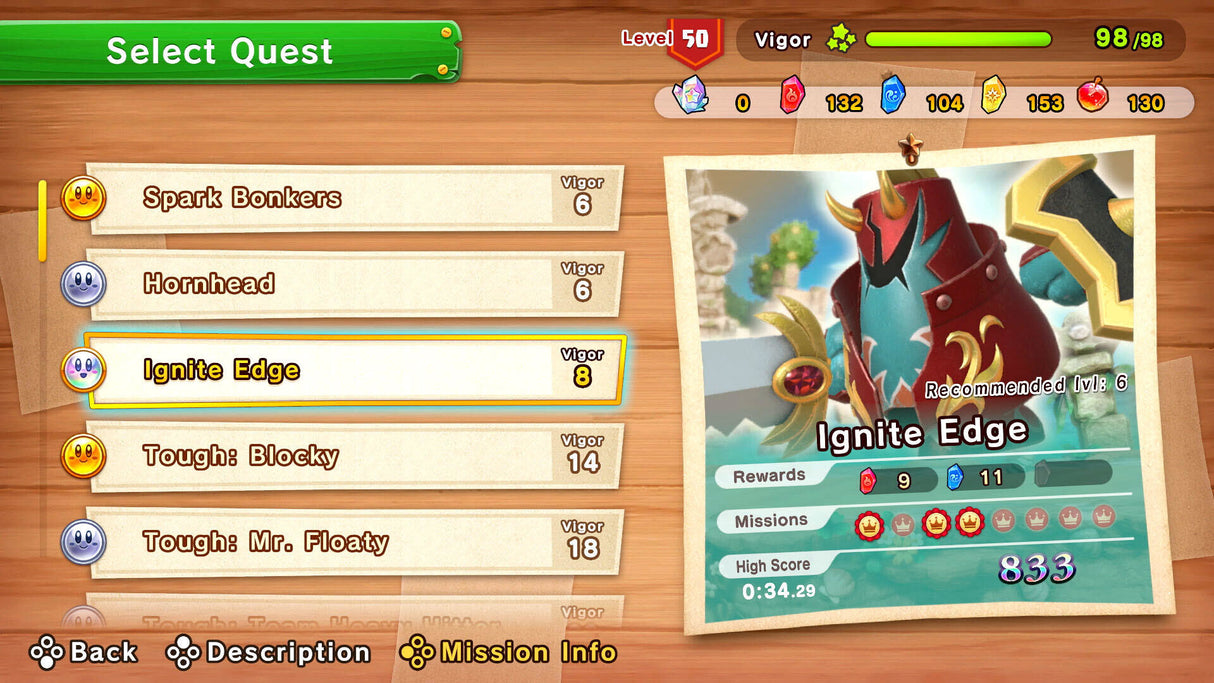 Nintendo Super Kirby Clash, 50 Gem Apples Standard Nintendo Switch