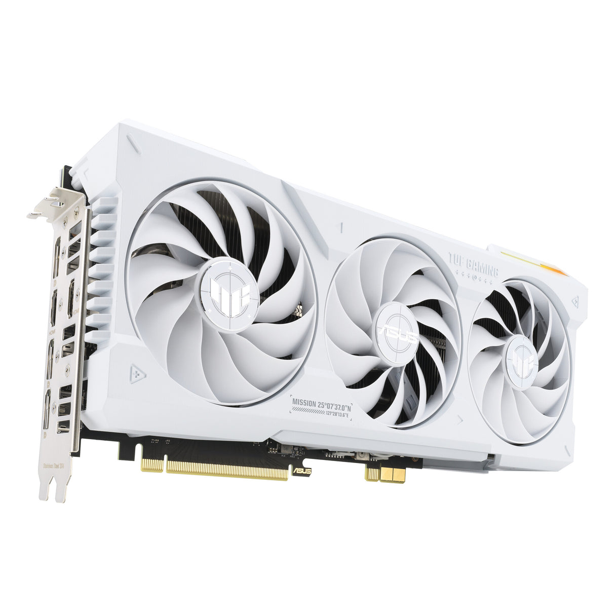 ASUS TUF Gaming TUF-RTX4070TIS-O16G-BTF-WHITE NVIDIA GeForce RTX 4070 Ti SUPER 16 GB GDDR6X