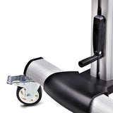 StarTech.com Rolling TV Cart/Stand On Wheels For 60-100inch Flat Screens Up To 220lb (100kg), Height Adjustment via Hand Crank, Mobile/Portable Trolley Mount