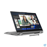 Lenovo ThinkBook 14s Yoga G3 IRU Intel® Core™ i7 i7-1355U Hybrid (2-in-1) 35.6 cm (14") Touchscreen Full HD 16 GB DDR4-SDRAM 512 GB SSD Wi-Fi 6 (802.11ax) Windows 11 Pro UK English Grey