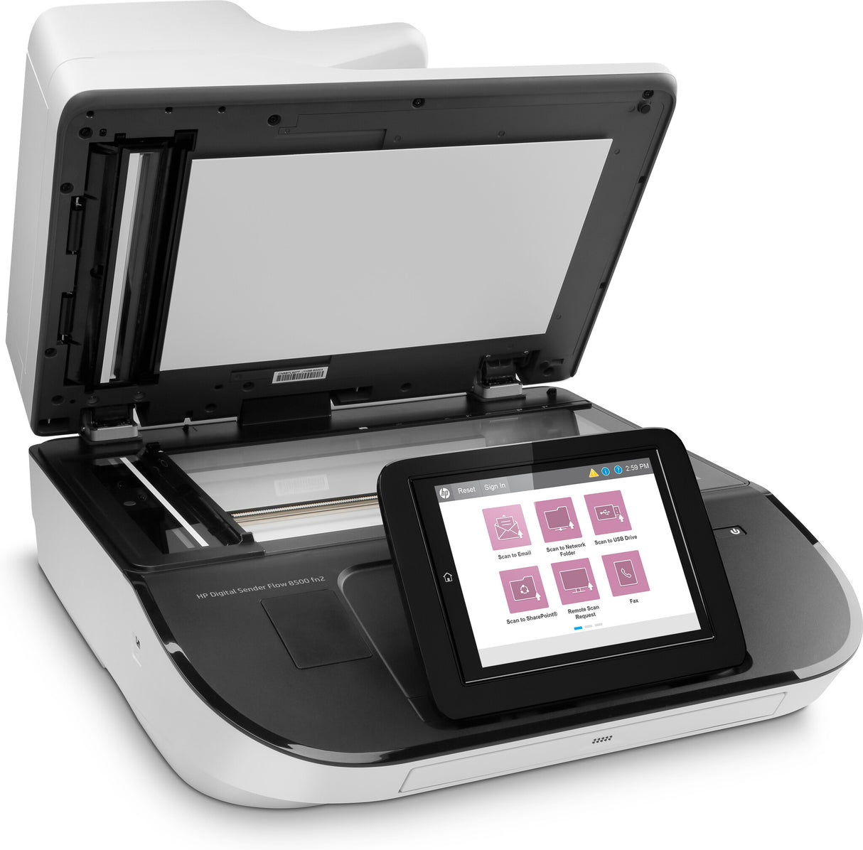 HP Flow 8500 fn2 Flatbed & ADF scanner 600 x 600 DPI