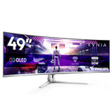 Philips Evnia 8000 49M2C8900L/00 computer monitor 124.2 cm (48.9") 5120 x 1440 pixels Dual QHD QD-OLED White