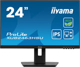 iiyama ProLite XUB2463HSU-B1 computer monitor 61 cm (24") 1920 x 1080 pixels Full HD LED Black