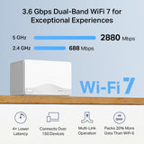 Mercusys BE3600 Whole Home Mesh Wi-Fi 7 System