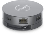 DELL DA305 Wired USB 3.2 Gen 2 (3.1 Gen 2) Type-C Silver