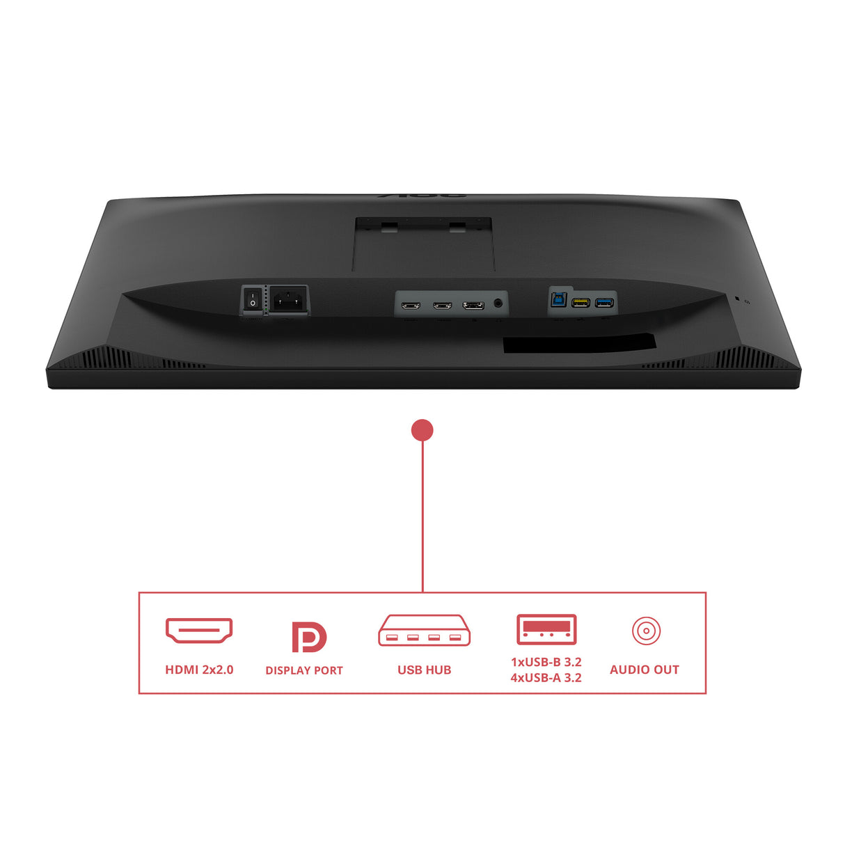 AOC E3 U27E3UF computer monitor 68.6 cm (27") 3840 x 2160 pixels 4K Ultra HD LED Black