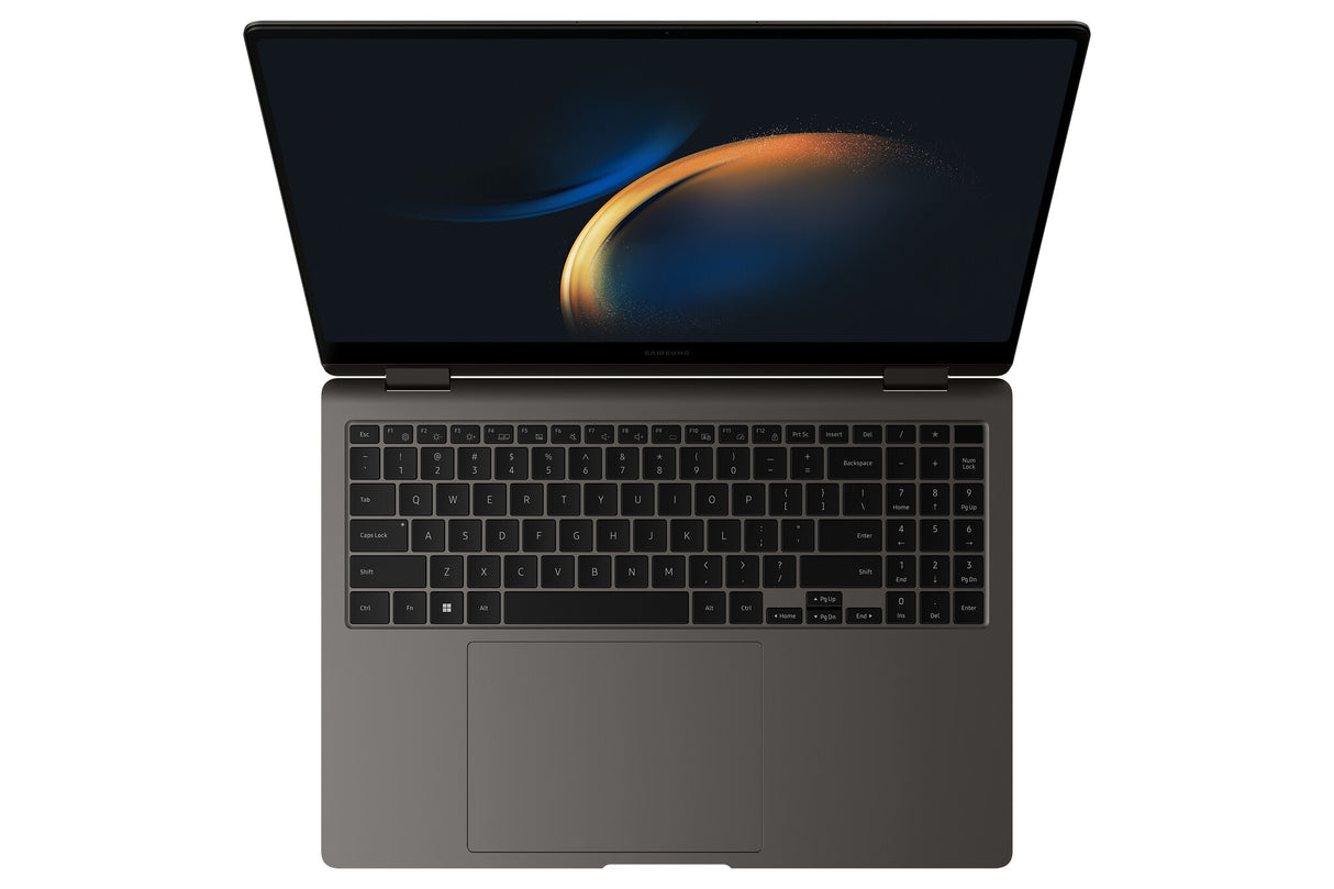 Samsung Galaxy Book3 Pro 360 Intel® Core™ i5 i5-1340P Hybrid (2-in-1) 40.6 cm (16") Touchscreen WQXGA+ 8 GB LPDDR5-SDRAM 256 GB SSD Wi-Fi 6E (802.11ax) Windows 11 Home Graphite