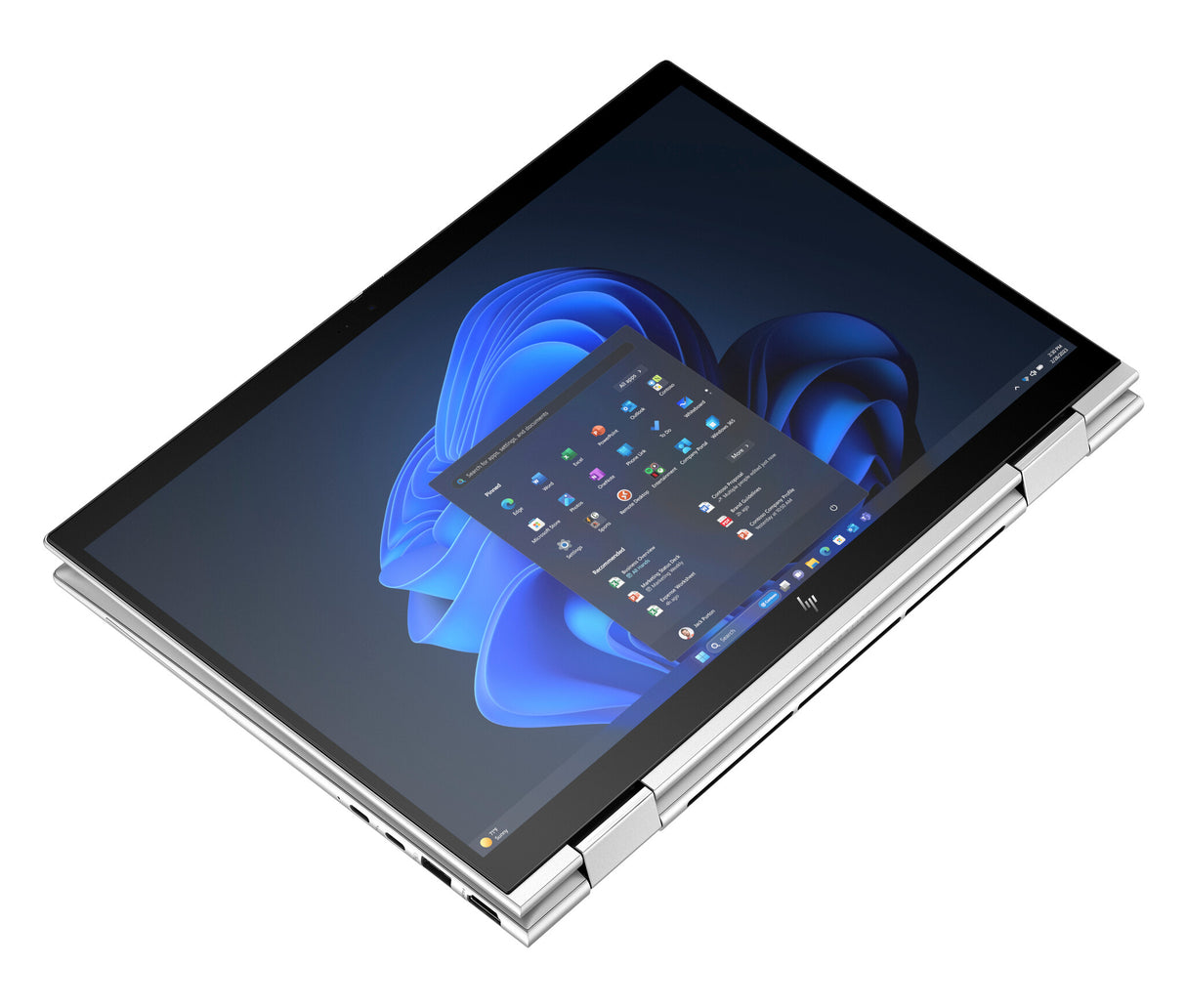 HP Elite x360 830 G11 Intel Core Ultra 7 155U Hybrid (2-in-1) 33.8 cm (13.3") Touchscreen WUXGA 32 GB LPDDR5x-SDRAM 1 TB SSD Wi-Fi 6E (802.11ax) Windows 11 Pro AI PC Silver