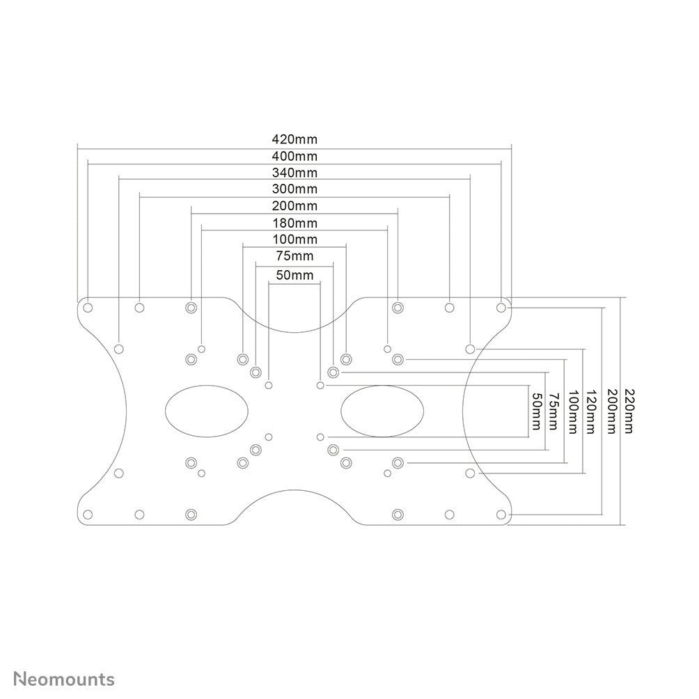 Neomounts FPMA-VESA400 VESA-adapter 22-52"