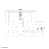 Neomounts FPMA-VESA400 VESA-adapter 22-52"