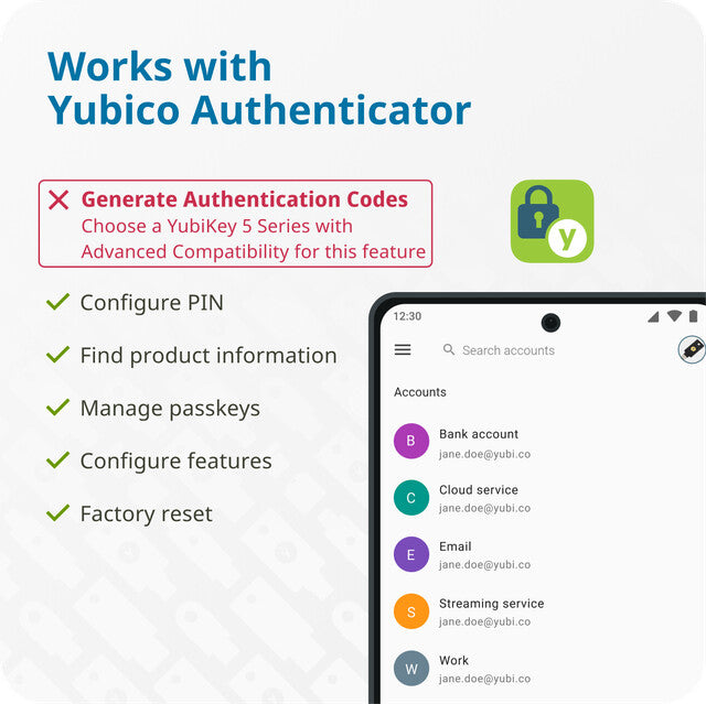 Yubico 5060408465295 hardware authenticator