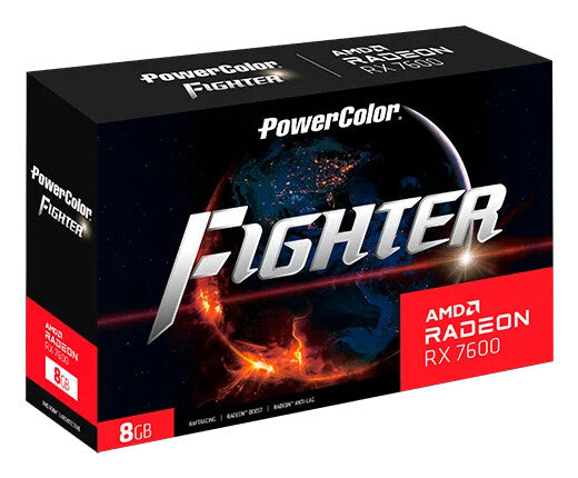 PowerColor Fighter RX 7600 AMD Radeon RX 7600 8 GB GDDR6