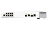 QNAP QSW-M2108-2C network switch Managed L2 2.5G Ethernet (100/1000/2500) Grey, White