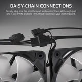 Corsair RS140 ARGB Computer case Fan 14 cm Black 1 pc(s)