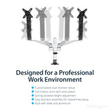 StarTech.com Desk-Mount Dual Monitor Arm - Full Motion Articulating - Premium