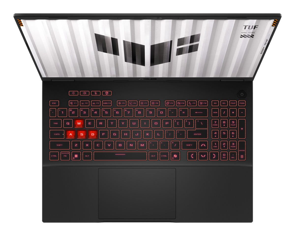 ASUS TUF Gaming A16 FA608UP-TU131W AMD Ryzen™ 7 260 Laptop 40.6 cm (16") WUXGA 16 GB DDR5-SDRAM 1 TB SSD NVIDIA® GeForce RTX™ 5070 Laptop GPU Wi-Fi 6E (802.11ax) Windows 11 Home Grey QWERTZ German