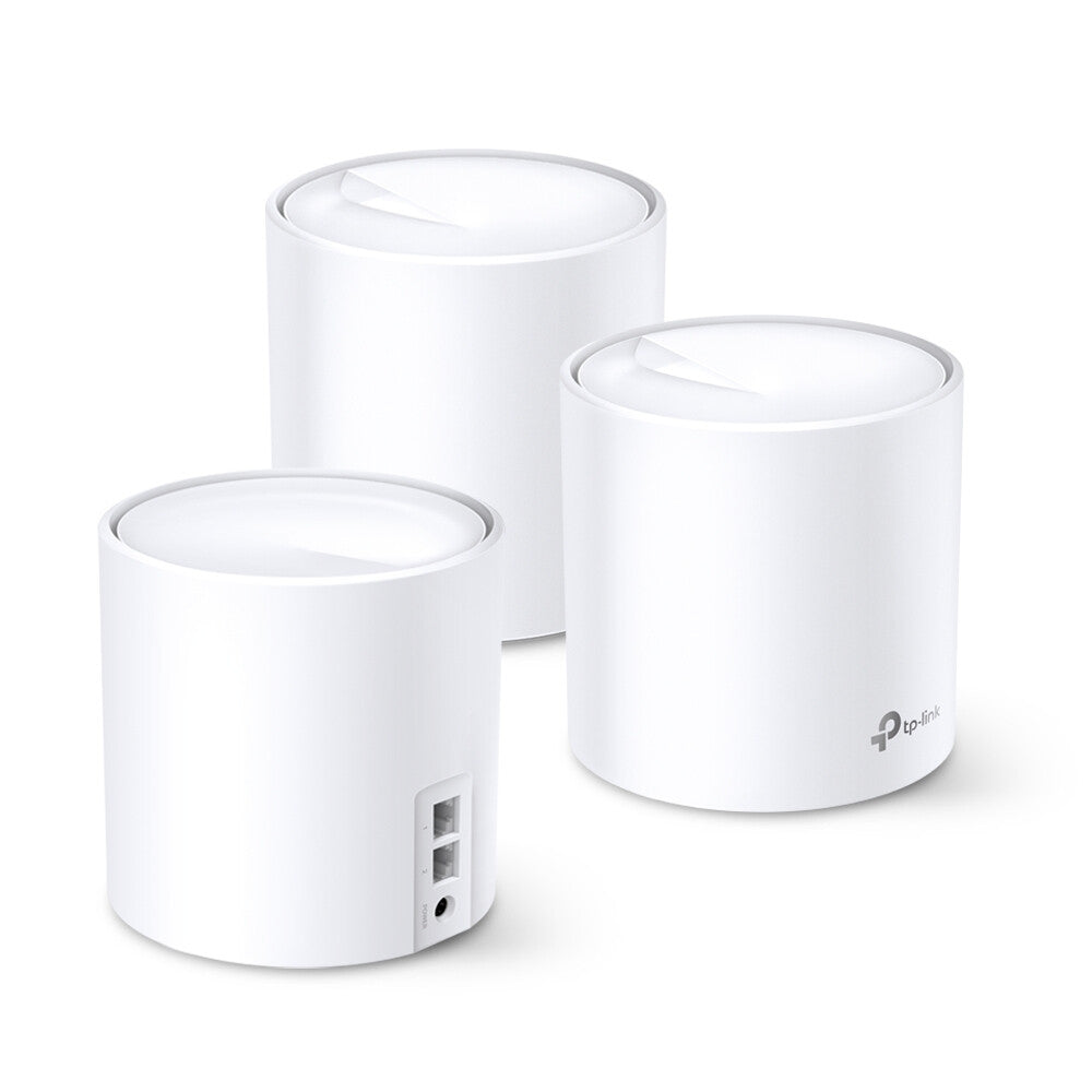 TP-LINK (DECO X20) Système Wi-Fi 6 maillé pour toute la maison, paquet de 3, double bande AX1800, OFDMA et MU-MIMO