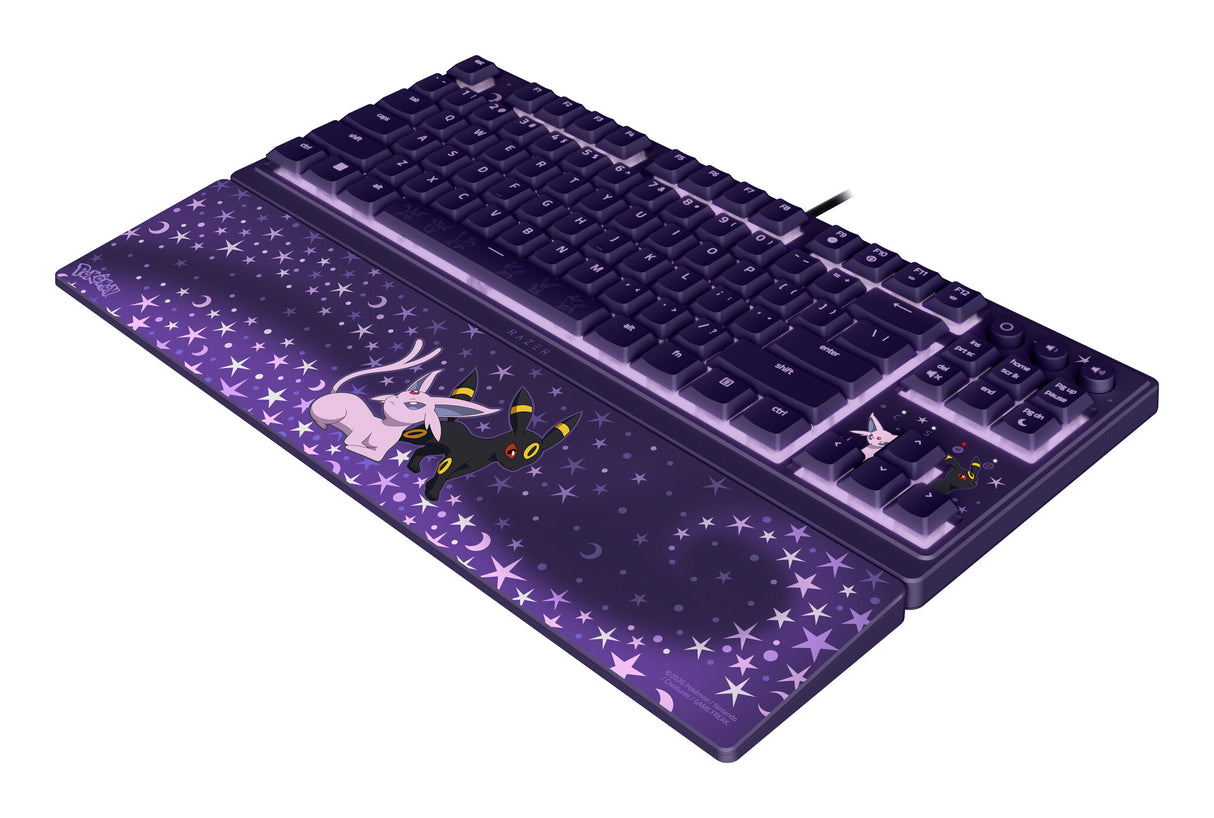 Razer Ornata V3 Tenkeyless – Espeon & Umbreon Edition keyboard Gaming USB Purple