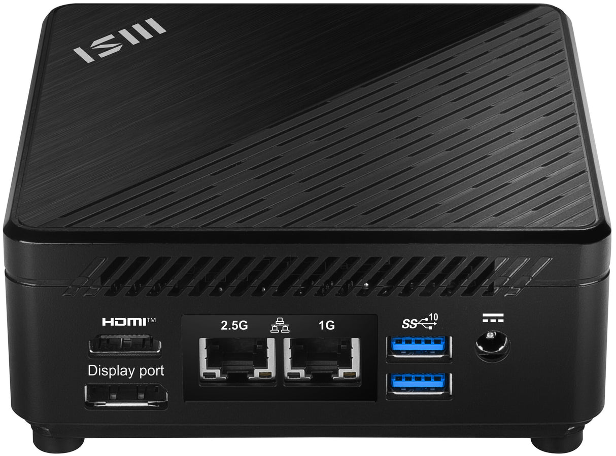 MSI Cubi 5 12M Intel Core i5 1235U Barebone, NUC, SFF, Mini Computer, HTPC, (NO RAM, NO Storage, NO OS), IRIS XE Graphics/ThunderBolt 4/Type C/HDMI/DisplayPort/Dual LAN/WiFi 6E/BT 5.3/VESA