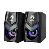 Marvo Scorpion SG-118 Gaming Speakers, Stereo Sound, USB Powered, 7 Colour RGB Lighting, 6w, 3.5mm Input, Black Wired