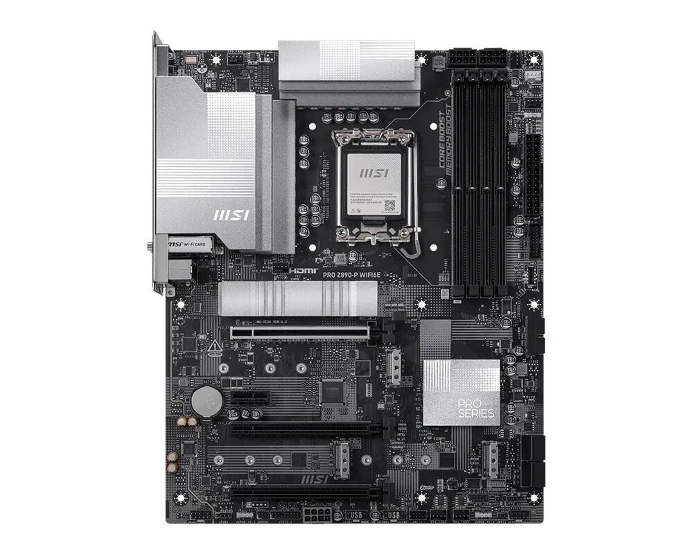 MSI PRO Z890-P WIFI6E motherboard Intel Z890 LGA 1851 (Socket V1) ATX