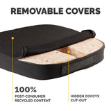 Fellowes Seat Cushion for Office Chair Breyta Comfort Seat Cushion with Coccyx Cut Out