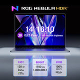 ASUS ROG Zephyrus G14 GU405AP-SY004W Intel Core Ultra 9 386H Laptop 35.6 cm (14") 3K 32 GB LPDDR5x-SDRAM 1 TB SSD NVIDIA GeForce RTX 5070 Wi-Fi 7 (802.11be) Windows 11 Home Grey