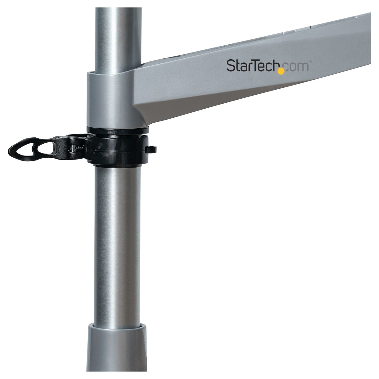 StarTech.com Desk Mount Monitor Arm - VESA or Apple iMac/Thunderbolt or Ultrawide Display up to 14kg - Articulating Height Adjustable Single Desktop Monitor Pole Mount - Clamp/Grommet