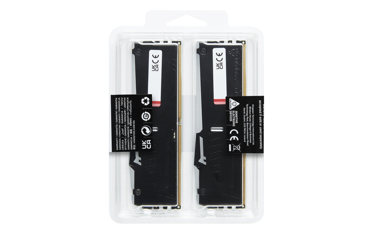 Kingston Technology FURY Beast 16GB 6000MT/s DDR5 CL40 DIMM (Kit of 2) RGB