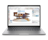 HP DP9A5ET laptop Copilot+ PC 35.6 cm (14") WUXGA 64 GB DDR5-SDRAM 1 TB SSD Wi-Fi 7 (802.11be) Windows 11 Pro AI Workstation, AI PC Silver