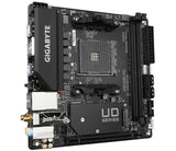 GIGABYTE A520I AC Motherboard - Supports AMD Ryzen 5000 Series AM4 CPUs, 6 Phases Digital VRM, up to 5300MHz DDR4 (OC), 1xPCIe 3.0 M.2, WIFI, GbE LAN, USB 3.2 Gen1