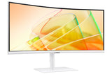 Samsung LS34C650TAU Computer Monitor 86.4 cm (34") 3440 x 1440 pixels 4K Ultra HD LED White
