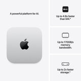 Apple Mac mini : M6 chip with 12‑core CPU and 12‑core GPU, 24GB, 512GB SSD