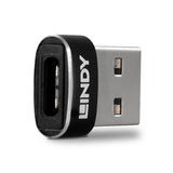 Lindy USB 2.0 Low Profile Type A to C Adapter