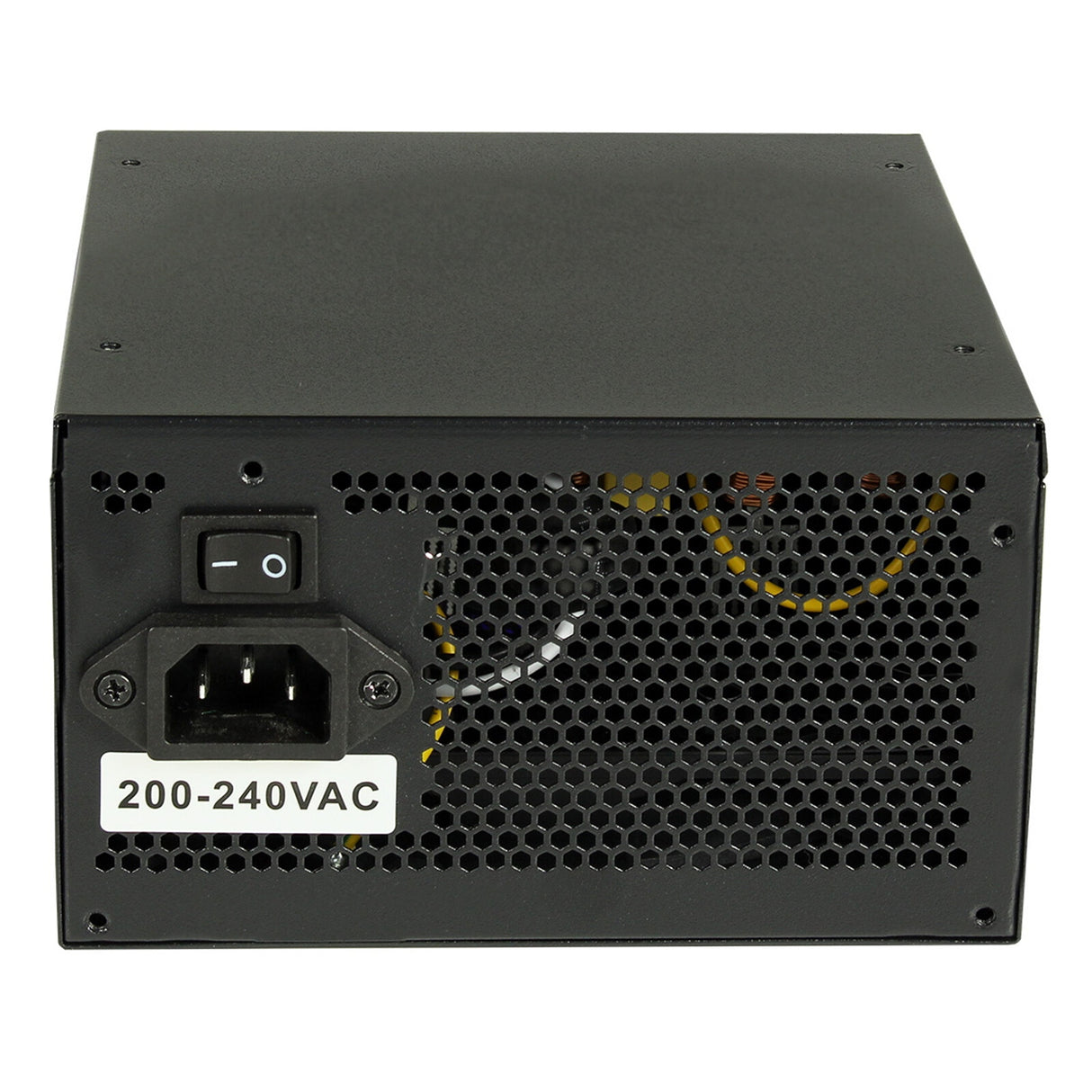 Fuente de alimentación CRONUS 500ATV FX PRO de 500 W, ventilador de refrigeración silencioso de 140 mm, bronce 80 PLUS, no modular, cables negros planos, rendimiento supremo