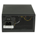 Fuente de alimentación CRONUS 500ATV FX PRO de 500 W, ventilador de refrigeración silencioso de 140 mm, bronce 80 PLUS, no modular, cables negros planos, rendimiento supremo
