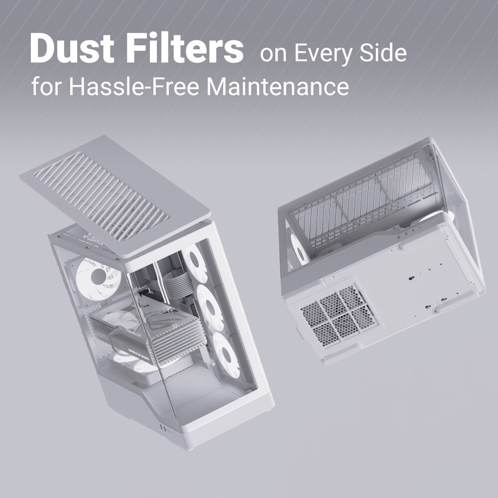 Aerocool P500A-WT Midi Tower White