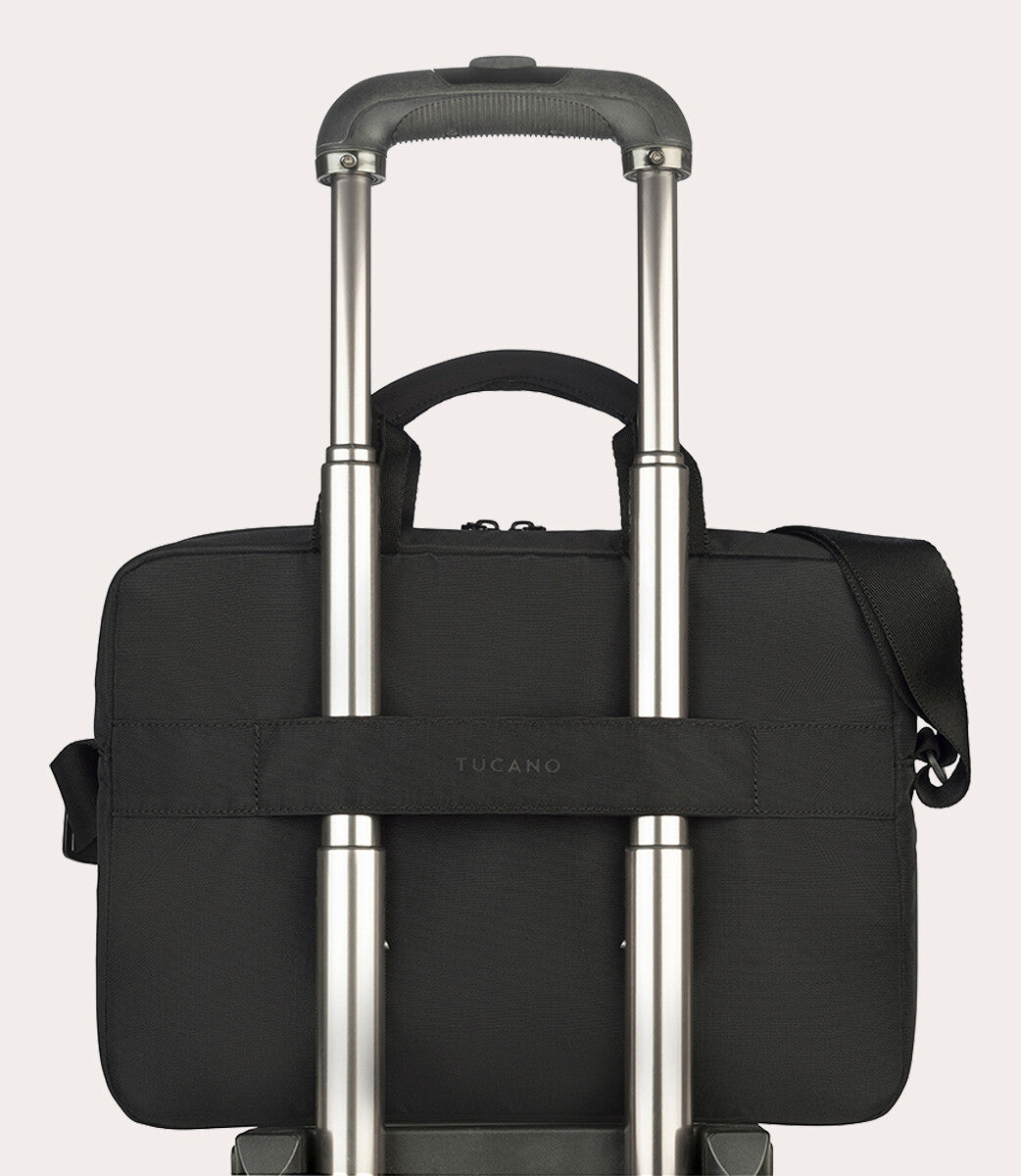 Tucano GLOBAL 2 Laptop 14", Laptop 13", MacBook Pro 14" Messenger case 2 compartment Black
