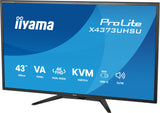 iiyama ProLite X4373UHSU-B2 computer monitor 108 cm (42.5") 3840 x 2160 pixels 4K Ultra HD LED Black