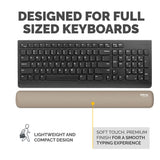Fellowes Keyboard Wrist Rest Breyta Keyboard Wrist Support with Antibacterial Protection Ergonomic Wrist Support Sand