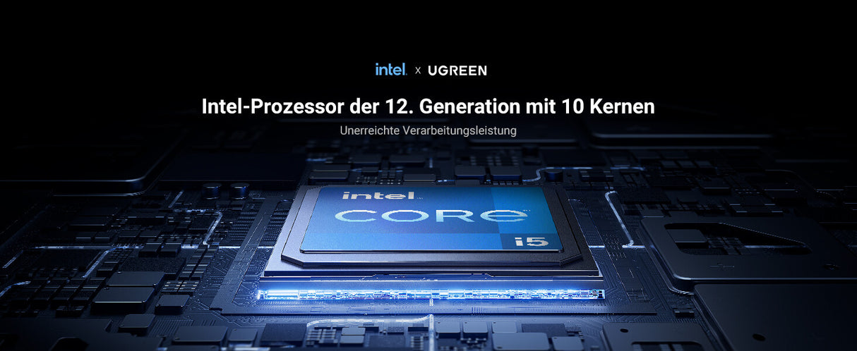 Ugreen NETWORK ATTACHED DXP8800PL DISKLESUK NAS Desktop Intel® Core™ i5 i5-1235U 8 GB DDR5 0 TB UGOS Pro