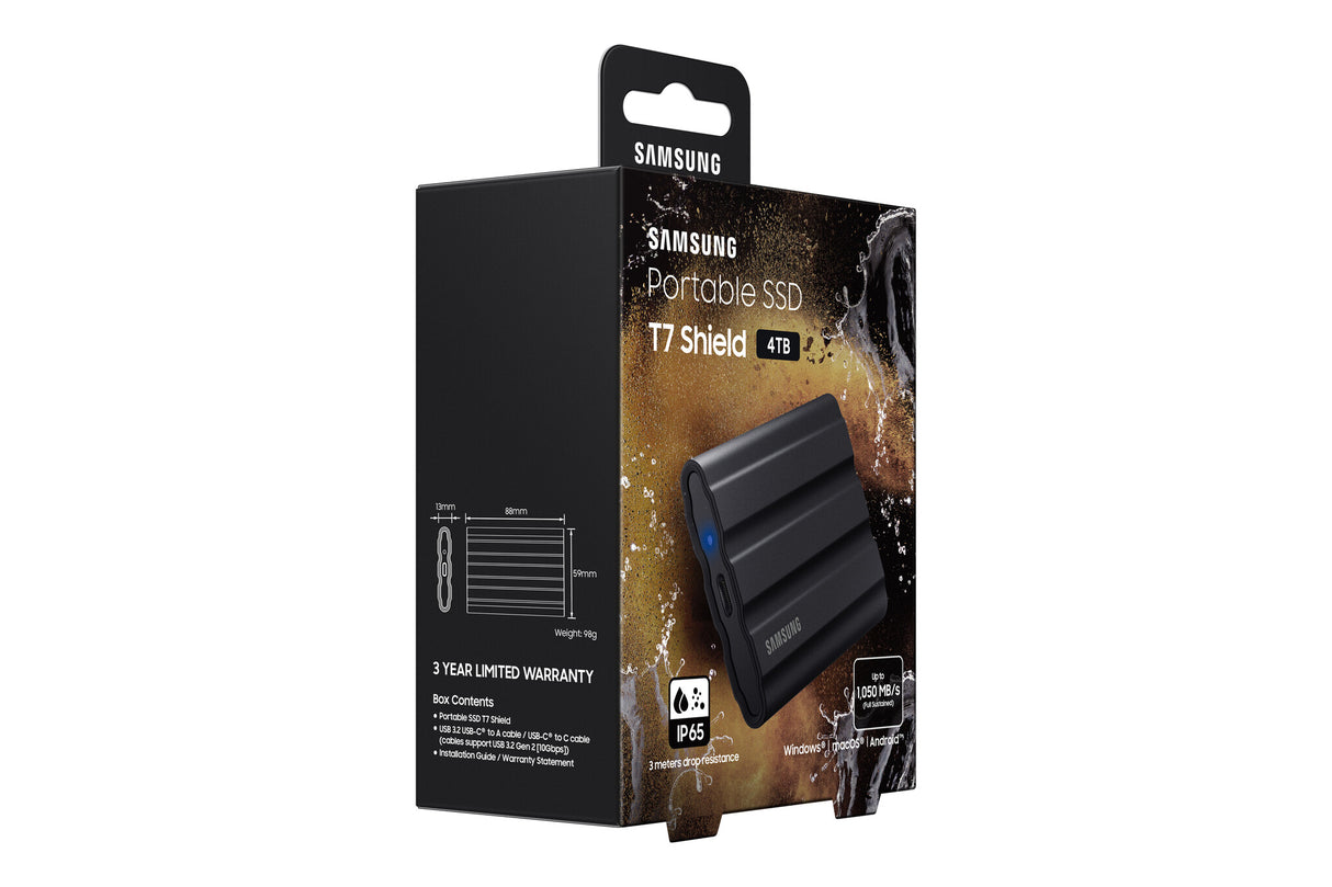 Samsung MU-PE4T0S 4 TB USB Type-C 3.2 Gen 2 (3.1 Gen 2) Black